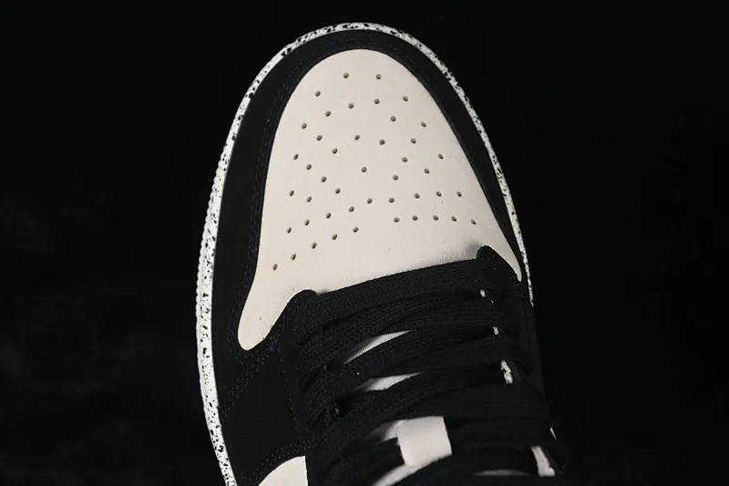 All categories Air Jordan Jordan series basketball shoes Air Jordan 1 Low Air Jordan 1 Low AJ1 Joe 1 black powder low-top basketball shoes DC0774-003